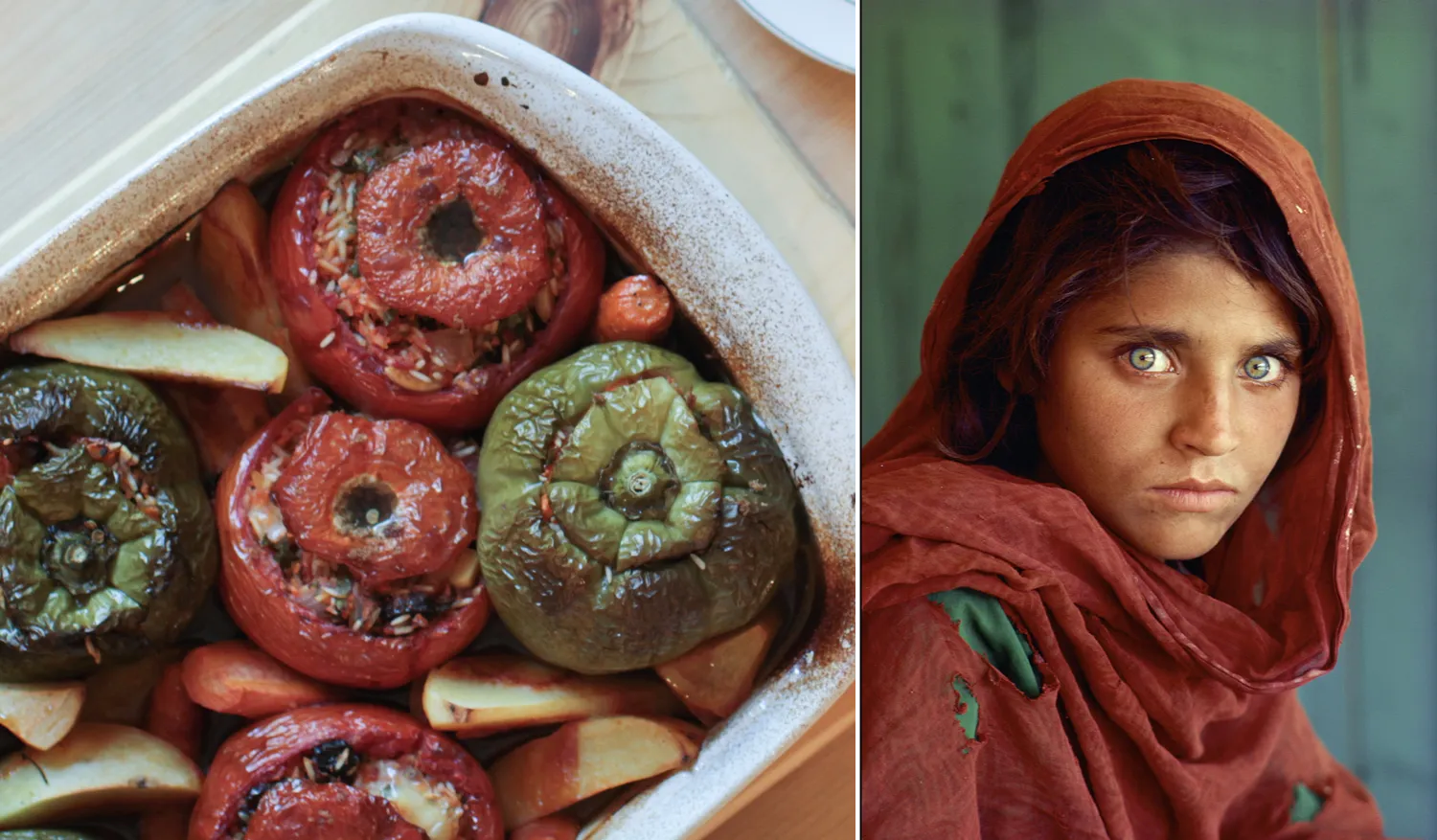 Greek Stuffed Tomatoes & Peppers