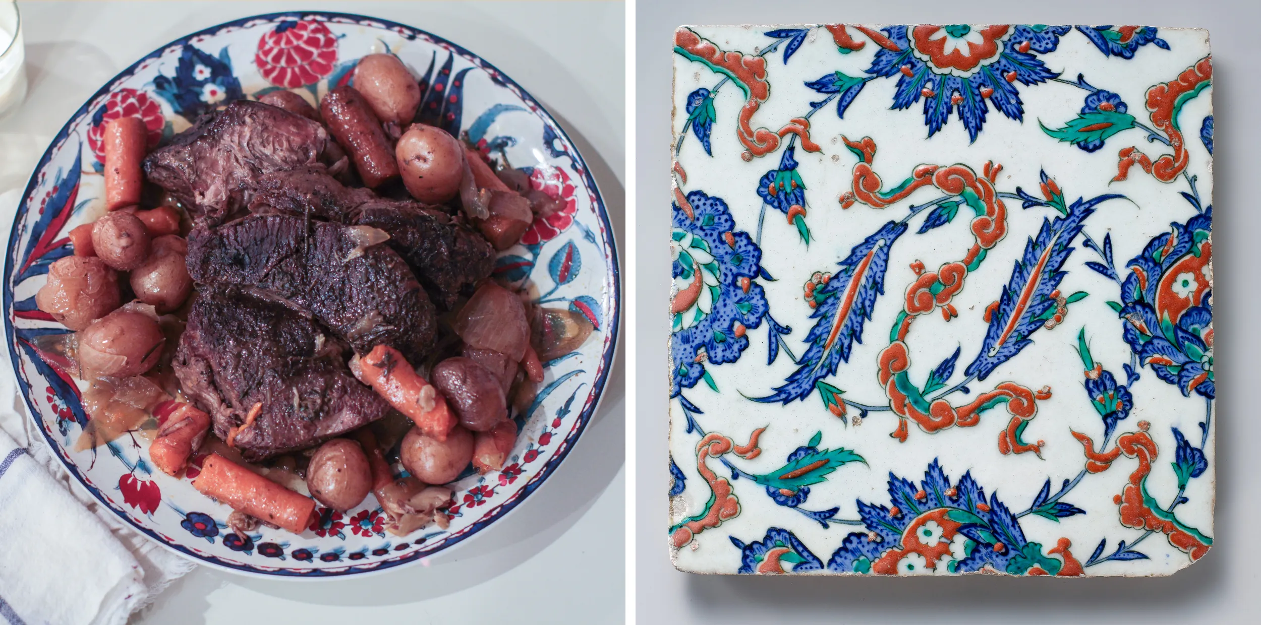 Pot Roast with Iznik Tile, ca. 1578
