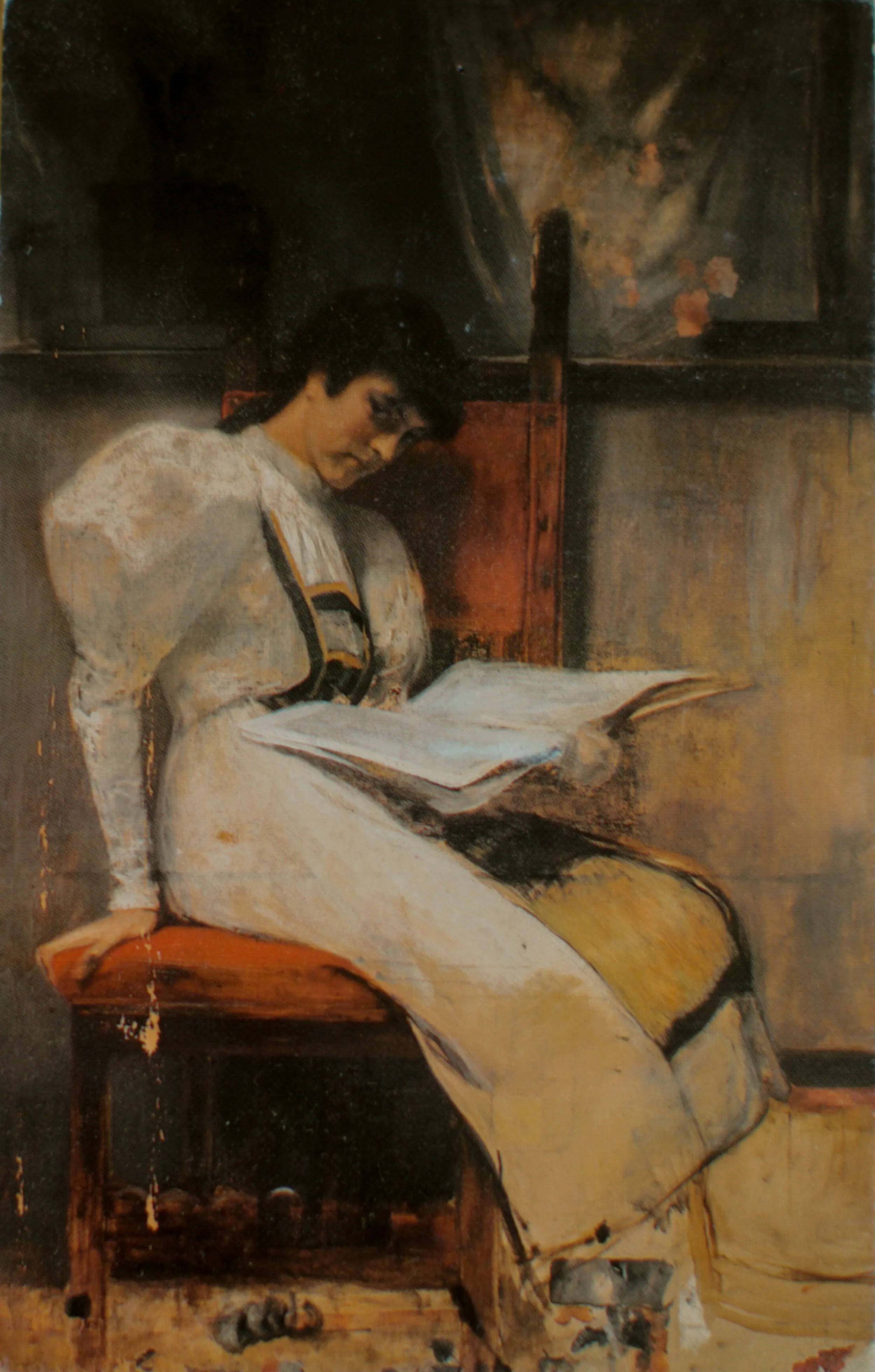 Nickolas Gyzis, Portrait of the Artist's Daughter Penelope (1893)