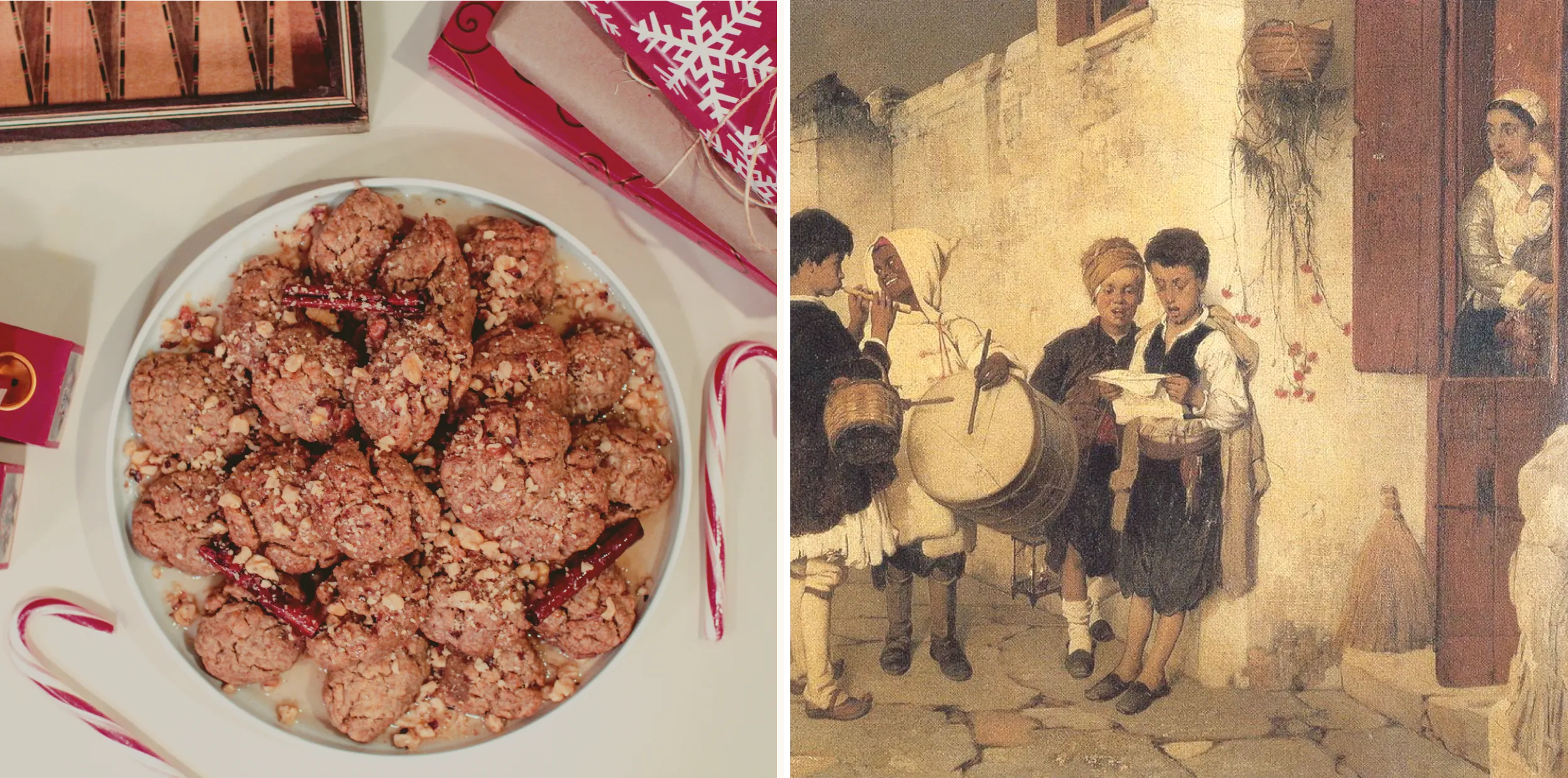 Melomakarona (Honey Walnut Cookies)